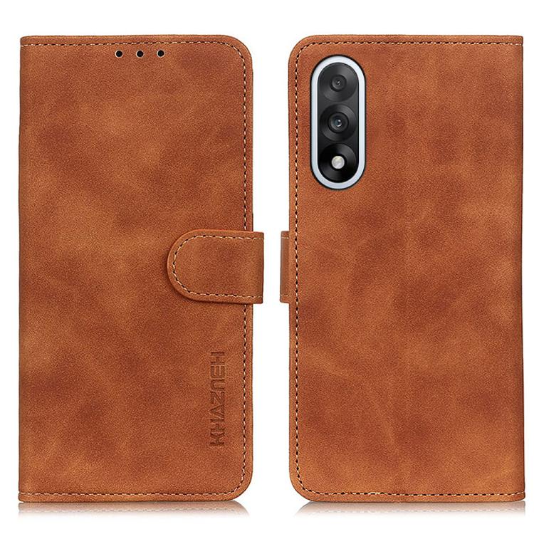 

For OnePlus Nord 5 / Ace 5 Ultra KHAZNEH Retro Texture Leather Phone Case(Brown)