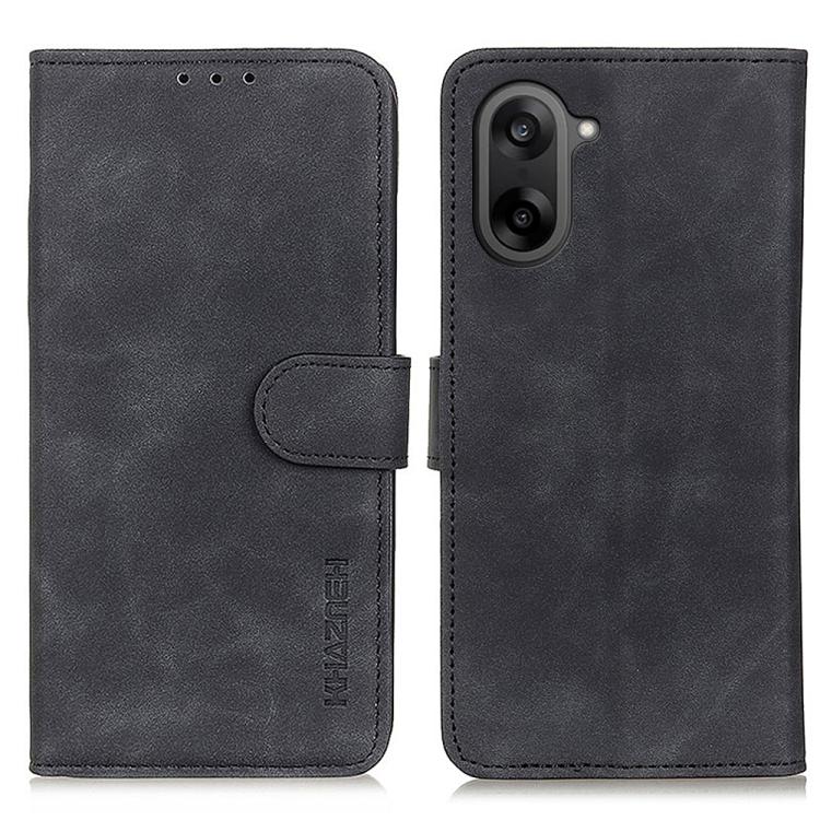 

For OnePlus Nord CE5 / Ace 5 Racing KHAZNEH Retro Texture Leather Phone Case(Black)