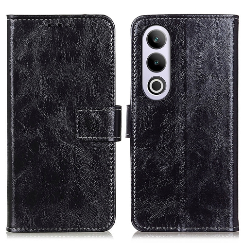 

For OnePlus Nord CE4 5G / Ace 3V Retro Crazy Horse Texture Leather Phone Case(Black)