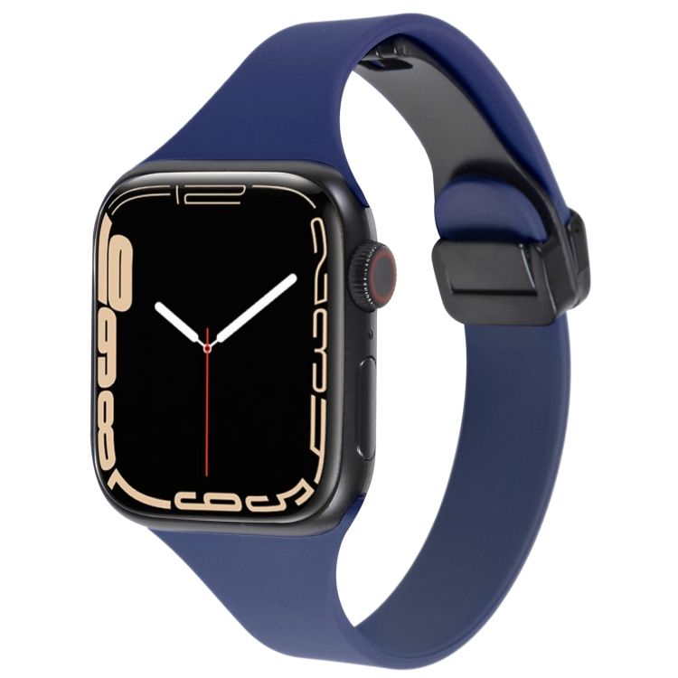 Dành cho Apple Watch Dây đeo đồng hồ bằng silicon mỏng có khóa