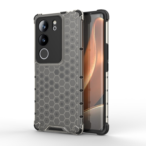 

For vivo S17 / S17 Pro Shockproof Honeycomb PC + TPU Phone Case(Black)