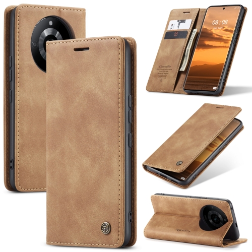 

For Realme 11 Pro／Realme 11 Pro+ CaseMe 013 Multifunctional Horizontal Flip Leather Phone Case(Brown)