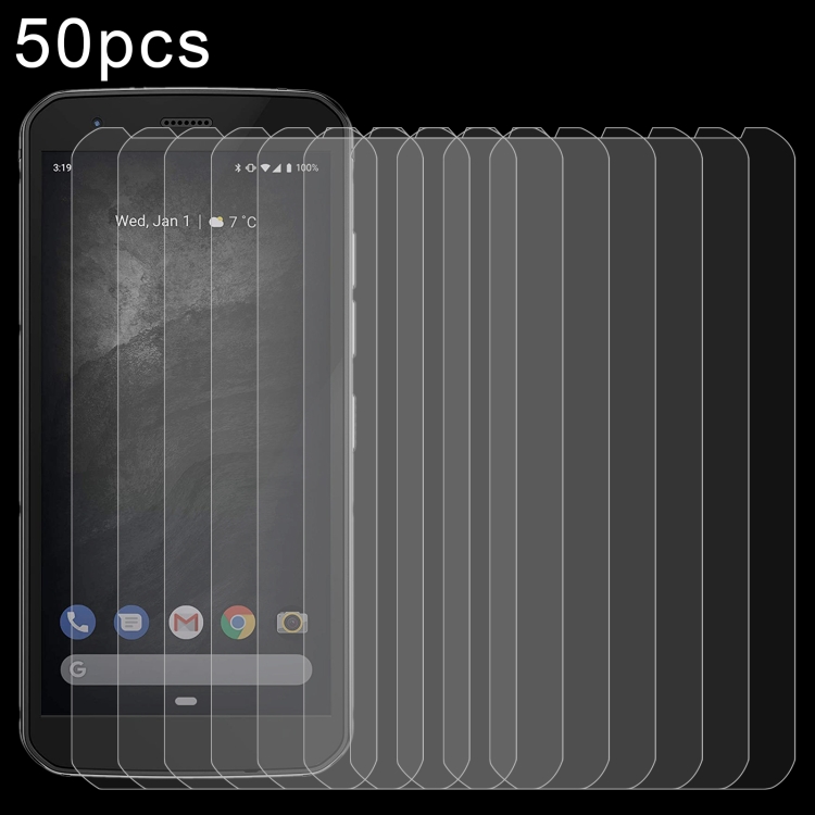 

For CAT S52 50pcs 0.26mm 9H 2.5D Tempered Glass Film