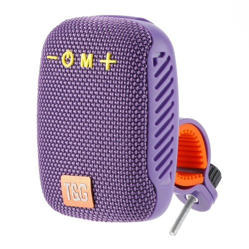 

T&G TG-392 Outdoor Bicycle TWS Wireless Bluetooth IPX5 Waterproof Speaker(Purple)