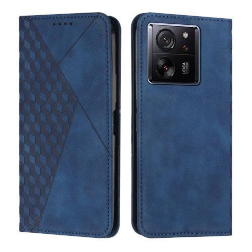 

For Xiaomi 13T / Xiaomi 13T Pro Diamond Splicing Skin Feel Magnetic Leather Phone Case(Blue)