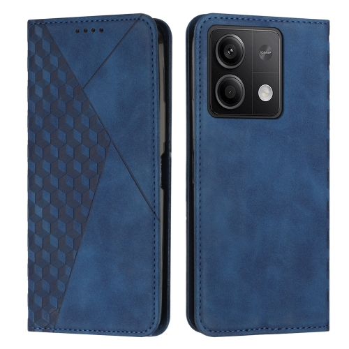 

For Xiaomi Redmi Note 13 Diamond Splicing Skin Feel Magnetic Leather Phone Case(Blue)