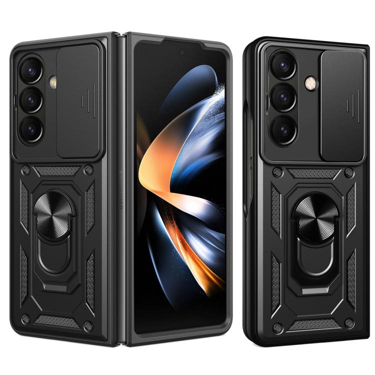 For Galaxy Z Fold8 Ultra 5G Sliding Camera Cover Design TPU+PC Phone Case(Black) — купить у Sunsky-online WW