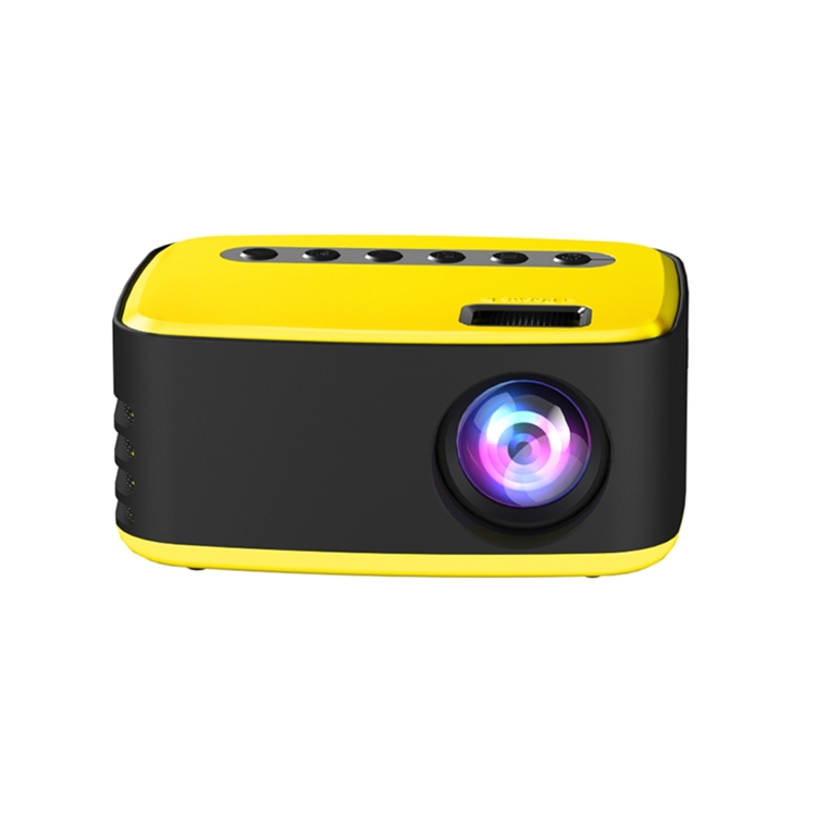 AUN U001 4K 18000 Lumens Portable Home Theater LED HD Digital Projector, EU Plug (Black)