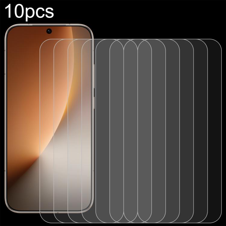 

For Honor Magic8 10pcs 0.26mm 9H 2.5D Tempered Glass Film