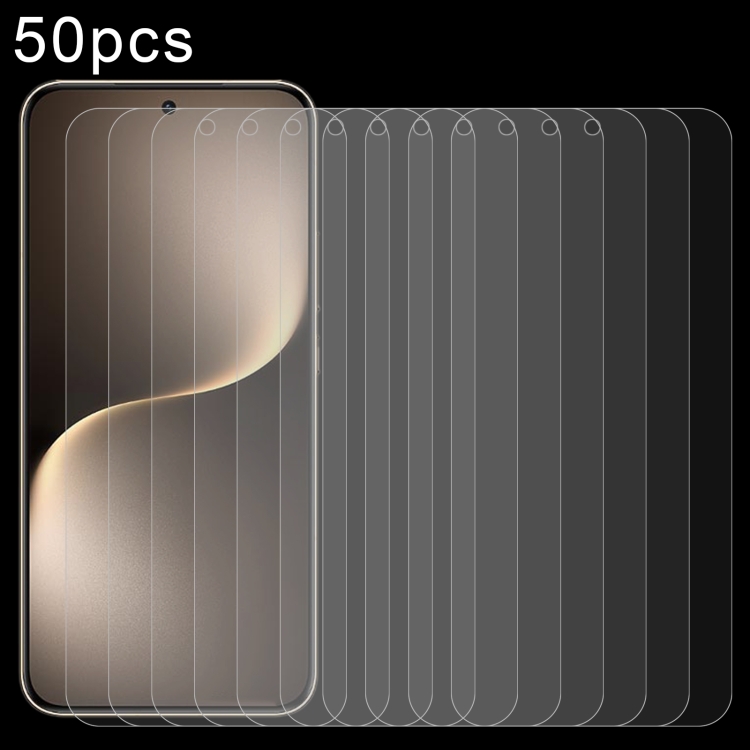 

For Honor Magic7 50pcs 0.26mm 9H 2.5D Tempered Glass Film