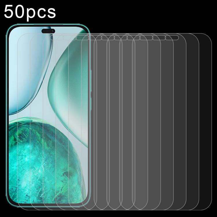 

For Honor X8c 4G 50pcs 0.26mm 9H 2.5D Tempered Glass Film