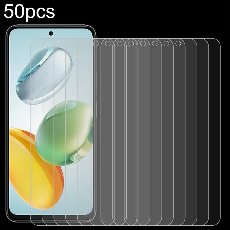 

For Honor 400 Smart 50pcs 0.26mm 9H 2.5D Tempered Glass Film