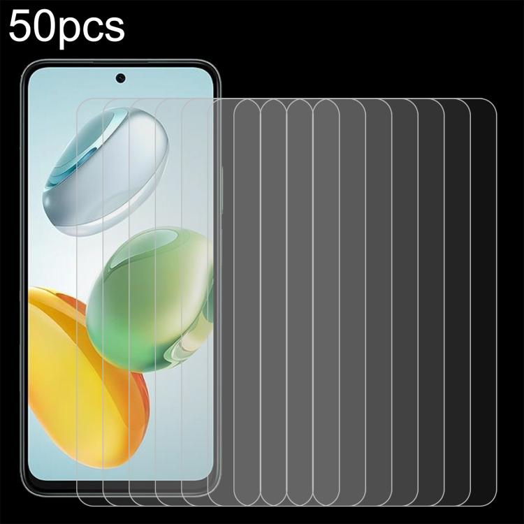 

For Honor Play 70 Plus 50pcs 0.26mm 9H 2.5D Tempered Glass Film