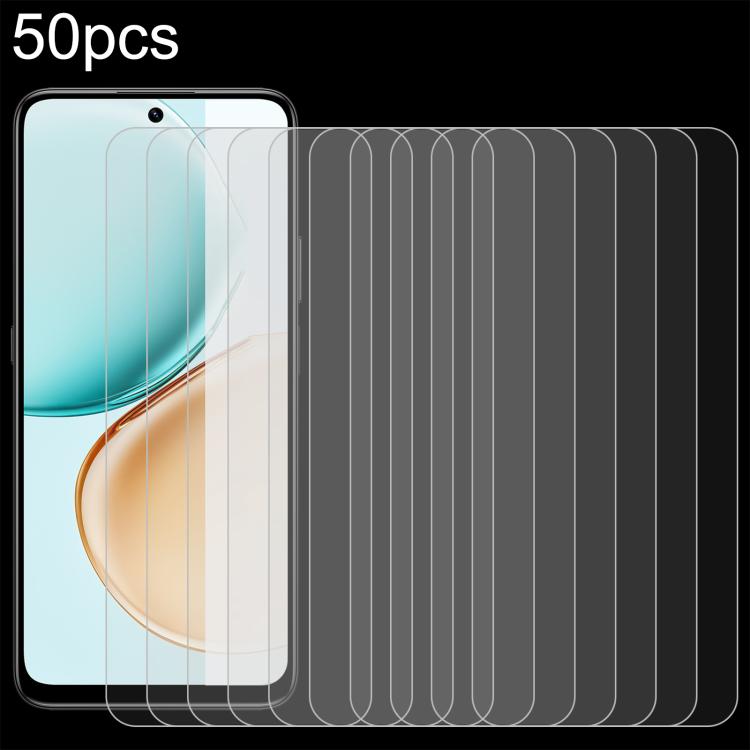 

For Honor 400 Smart 4G 50pcs 0.26mm 9H 2.5D Tempered Glass Film