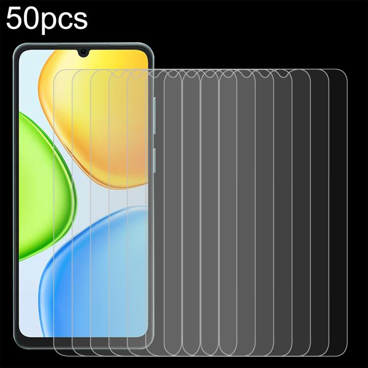 

For Honor Play 80 Plus 5G 50pcs 0.26mm 9H 2.5D Tempered Glass Film