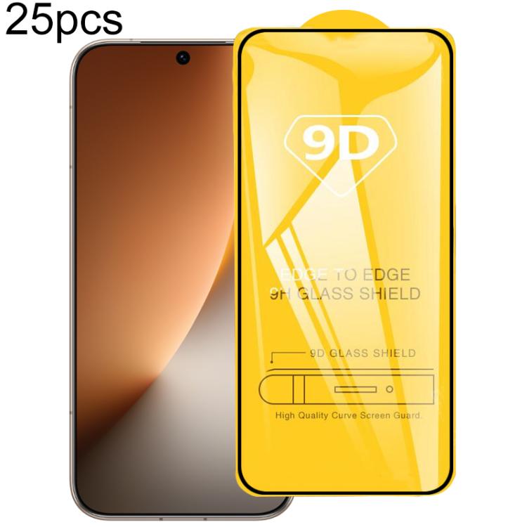 

For Honor Magic8 25pcs 9D Full Glue Screen Tempered Glass Film