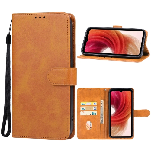 

For HOTWAV W11 Leather Phone Case(Brown)