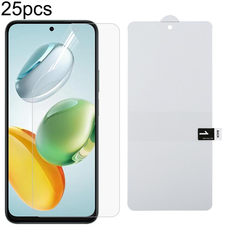 

For Honor 400 Smart 25pcs Full Screen Protector Explosion-proof Hydrogel Film