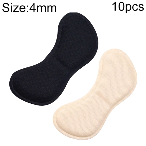 

10 Pairs Invisible Anti-wear Butterfly Shape High Heel Stickers Thickened Sponge Heel Stickers, Random Color Delivery, Size:4mm