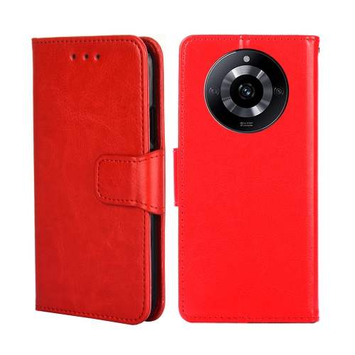 

For Realme 11 5G Crystal Texture Leather Phone Case(Red)