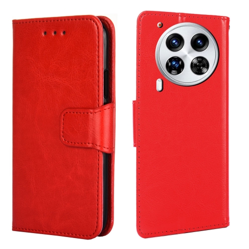 

For Tecno Camon 30 Premier 5G Crystal Texture Leather Phone Case(Red)