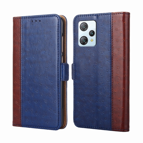 

For Blackview A53 / A53 Pro Ostrich Texture Horizontal Flip Leather Phone Case(Blue)