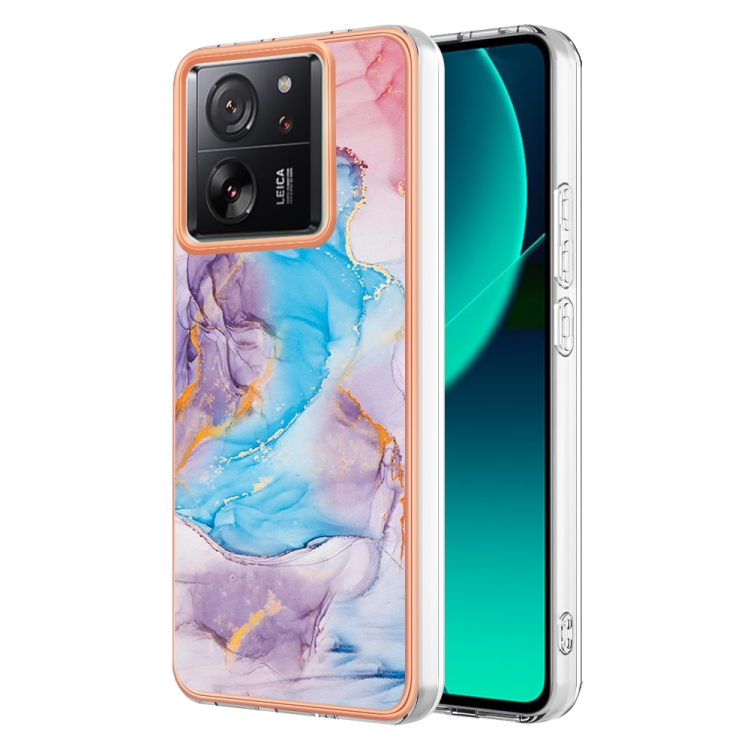

For Xiaomi 13T/13T Pro Electroplating IMD TPU Phone Case(Blue Marble)