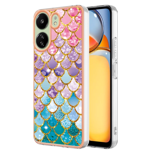 

For Xiaomi Redmi 13C 4G Electroplating IMD TPU Phone Case(Colorful Scales)