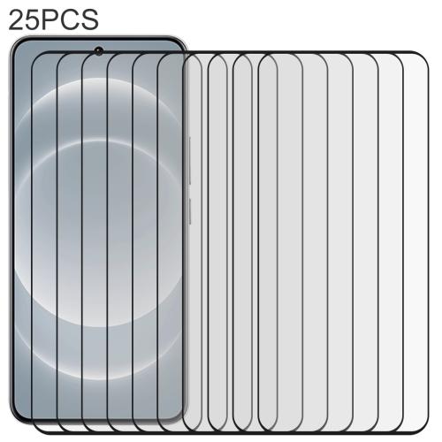 

For Xiaomi 15 Ultra 25pcs 9H HD 3D Curved Edge Tempered Glass Film(Black)