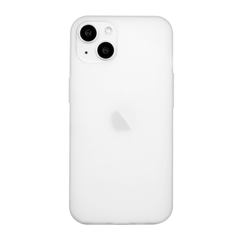 

For iPhone 15 Shockproof Frosted TPU Phone Case(Transparent White)