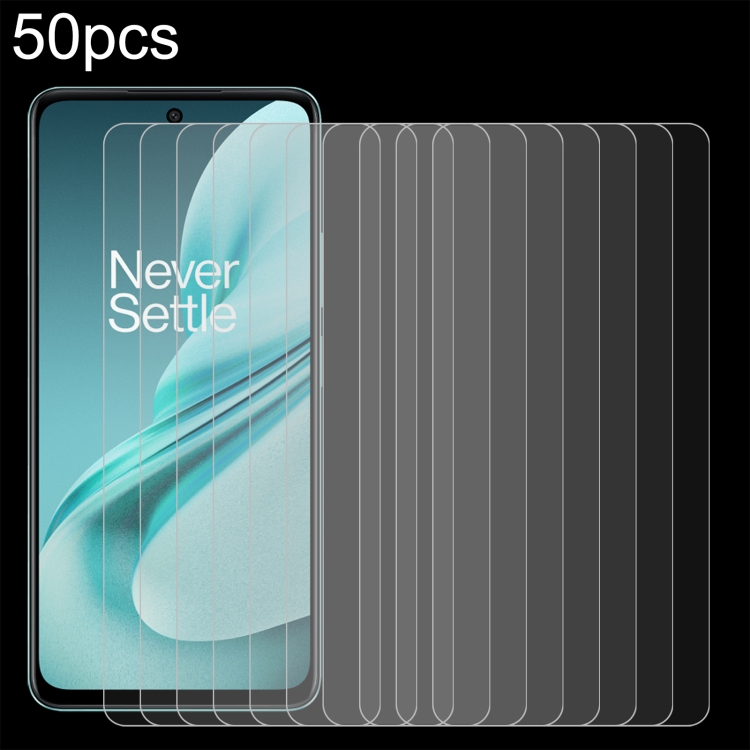 

For OnePlus Nord N30 SE 50pcs 0.26mm 9H 2.5D Tempered Glass Film