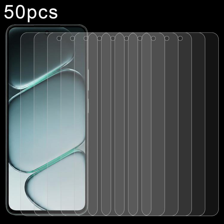 

For OnePlus Turbo 6X 5G 50pcs 0.26mm 9H 2.5D Tempered Glass Film