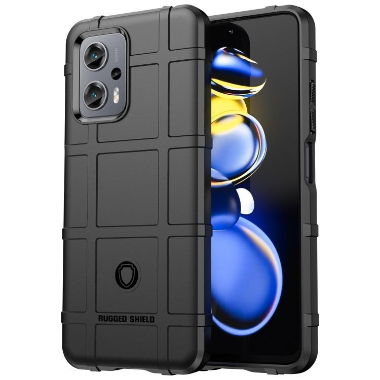 

For Xiaomi Redmi Note 12T Pro Full Coverage Shockproof TPU Phone Case(Black)