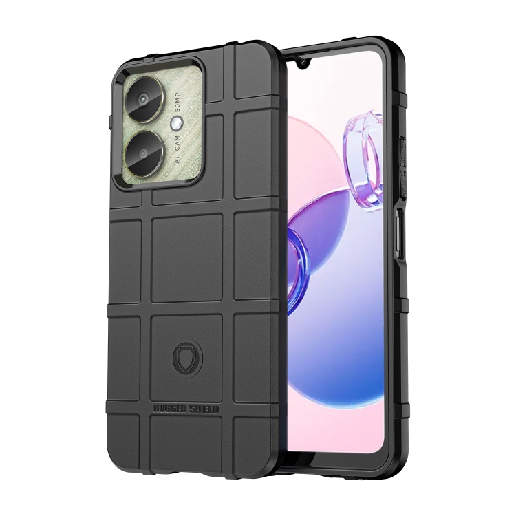 

For Xiaomi Redmi 13C 5G Full Coverage Shockproof TPU Phone Case(Black)