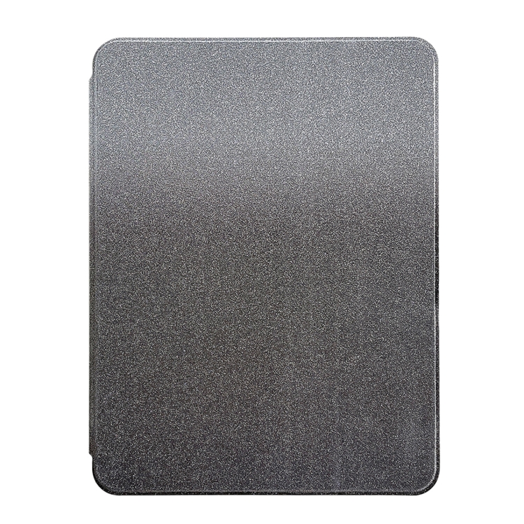 

For iPad Pro 12.9 2022 / 2021 / 2020 Gradient Glitter Magnetic Split Leather Tablet Case(Black)