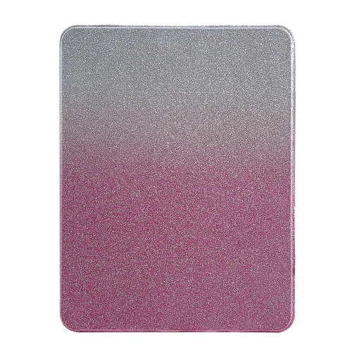 

For iPad Pro 11 2022 / 2021 / 2020 Gradient Glitter Magnetic Split Leather Tablet Case(Rose Red)