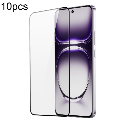 For OPPO Reno12 Pro Global 10pcs DUX DUCIS 0.33mm 9H Medium Alumina Tempered Glass Film for realme v50s 9d full glue full screen tempered glass film