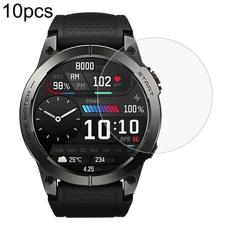 For Zeblaze Stratos 10pcs 9H Tempered Glass Film