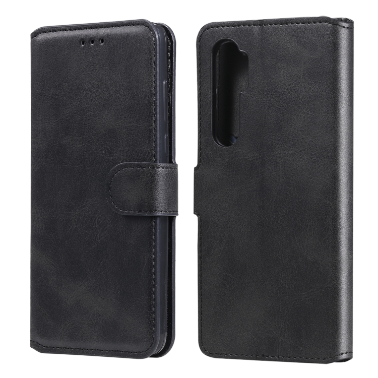 

For Xiaomi Mi Note 10 Lite Classic Calf Texture PU + TPU Horizontal Flip Leather Case, with Holder & Card Slots & Wallet(Black)