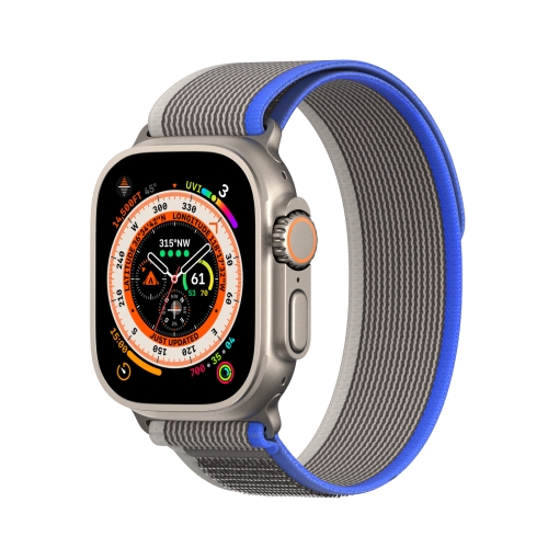 

For Apple Watch 38mm DUX DUCIS YJ Series Nylon Watch Band(Blue)