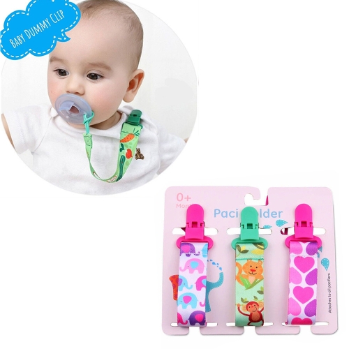 

3 PCS/Set Baby Teething Toys Thickened Pacifier Chain, Random Color Delivery