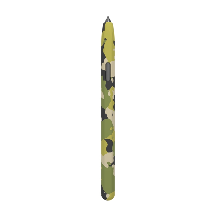 

For Samsung Galaxy Tad S7 LOVE MEI Camouflage Silicone Protective Pen Case(Green)