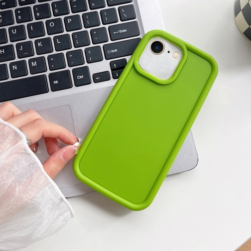 

For iPhone SE 2022 / 2020 / 8 / 7 Shockproof Frame Frosted TPU Phone Case(Green)