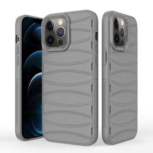 

For iPhone 12 Pro Max Multi-tuyere Powerful Heat Dissipation Phone Case(Grey)