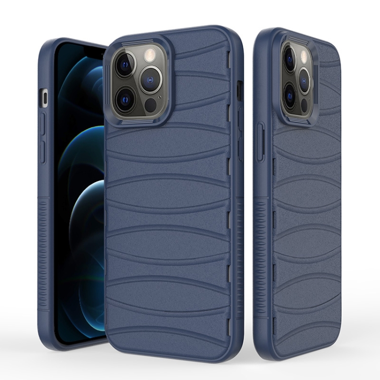 

For iPhone 12 Pro Max Multi-tuyere Powerful Heat Dissipation Phone Case(Blue)
