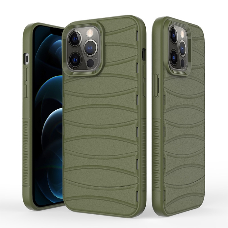 

For iPhone 12 Pro Max Multi-tuyere Powerful Heat Dissipation Phone Case(Green)