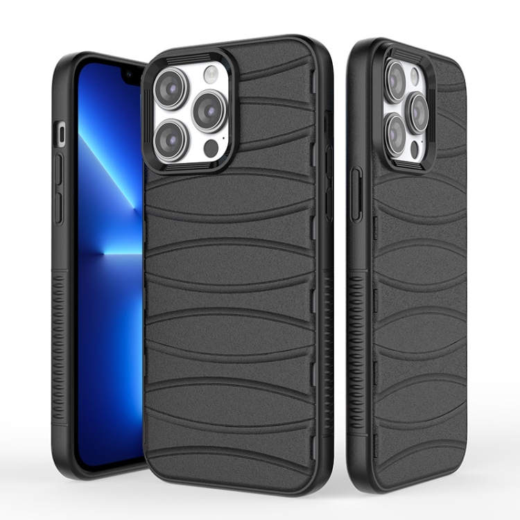 

For iPhone 13 Pro Multi-tuyere Powerful Heat Dissipation Phone Case(Black)