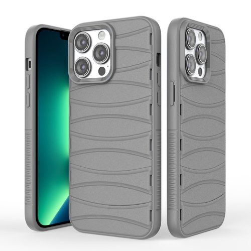 

For iPhone 13 Pro Max Multi-tuyere Powerful Heat Dissipation Phone Case(Grey)