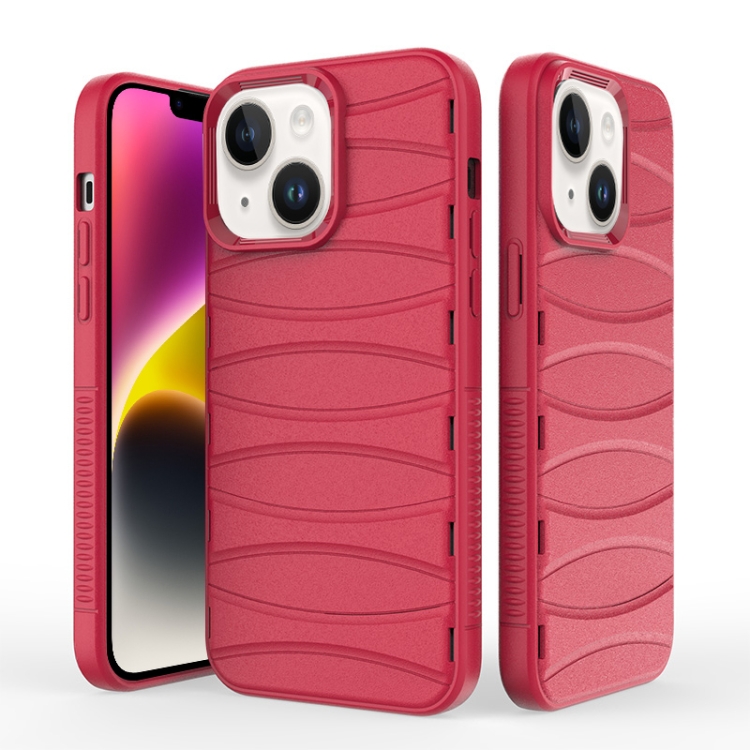 

For iPhone 14 Multi-tuyere Powerful Heat Dissipation Phone Case(Red)