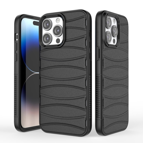 

For iPhone 14 Pro Multi-tuyere Powerful Heat Dissipation Phone Case(Black)